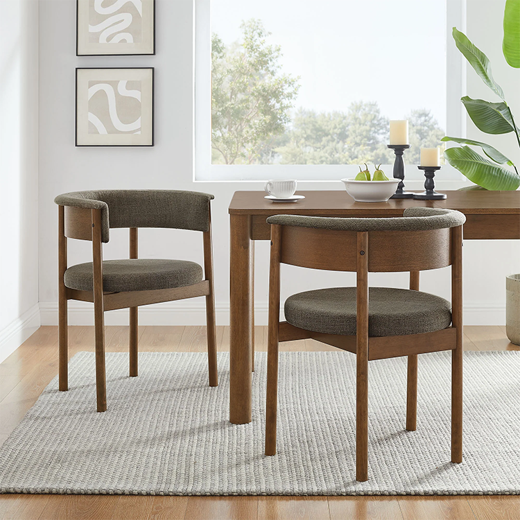 Cello Dining Chairs set of 2, Taupe