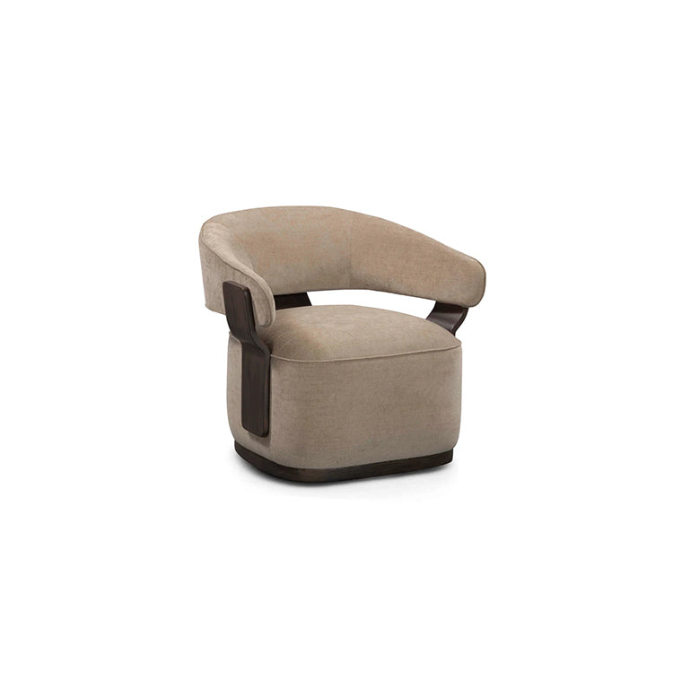 Maddie Swivel Accent Chair, stone