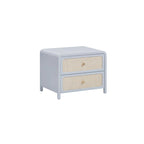 Pattie Rattan Nightstand, Blue