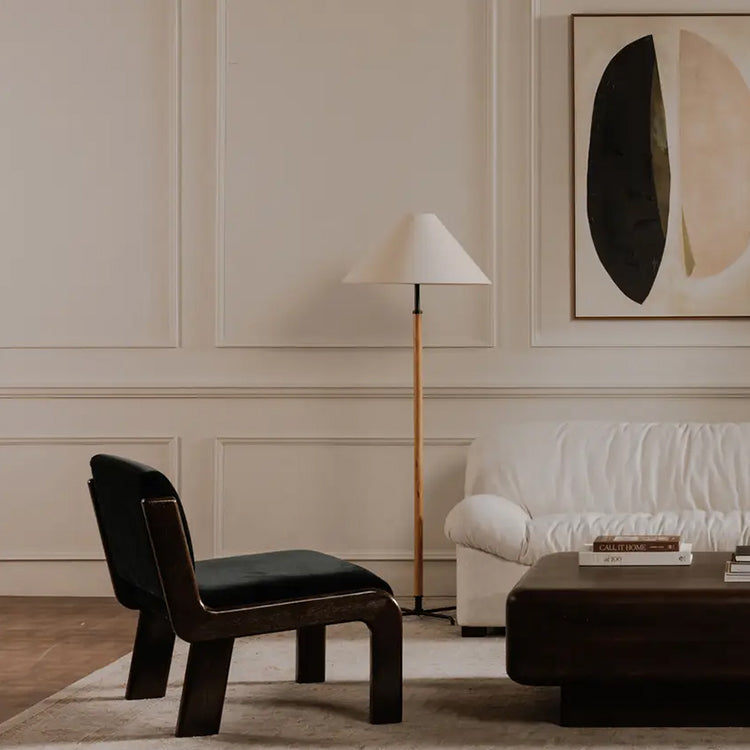 Kam accent chair,Black