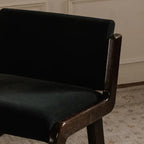 Kam accent chair,Black