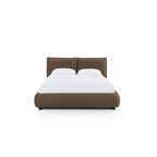 Mel Mohei Velvet King Bed, Brown