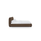 Mel Mohei Velvet Queen Bed, Brown