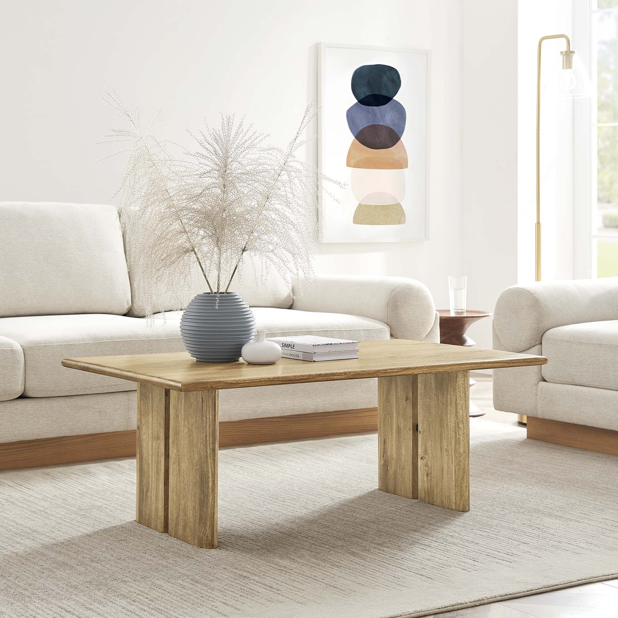 Amie Coffee Table,oak