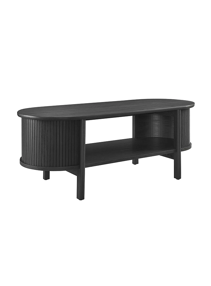 Flute Coffee Table, Black