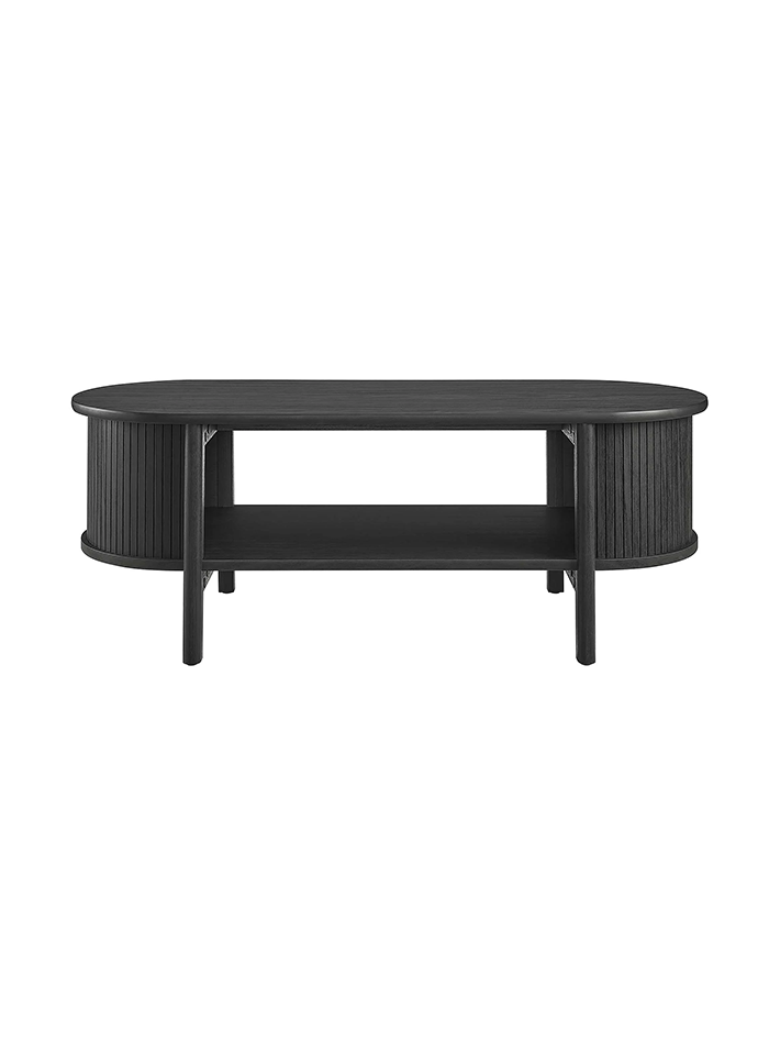 Flute Coffee Table, Black