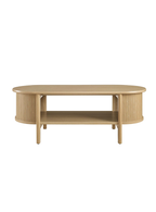 Flute Coffee Table, Oak