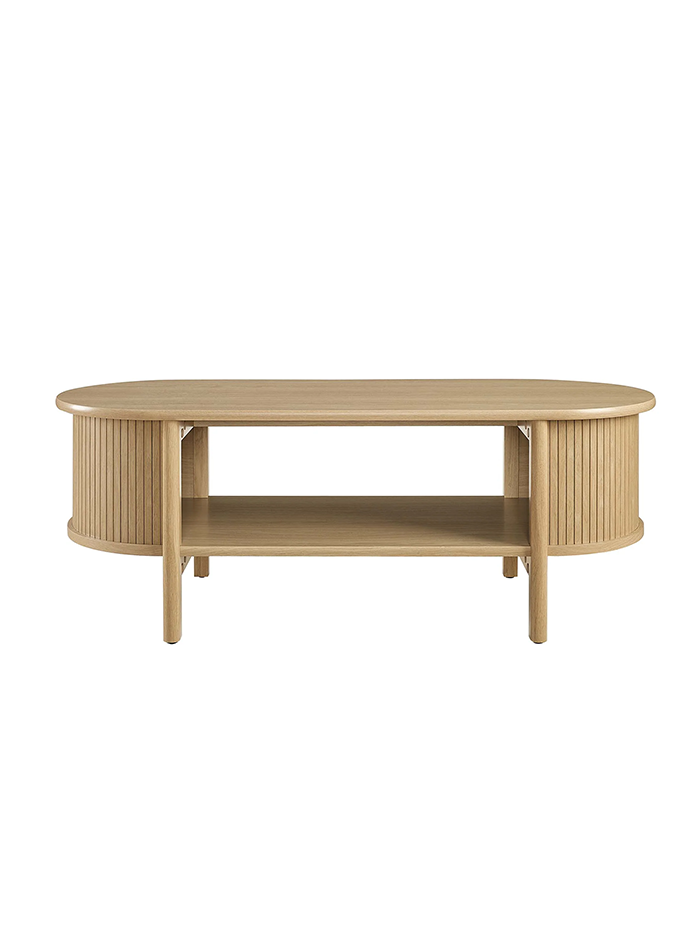 Flute Coffee Table, Oak