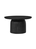 Hollo Round Coffee Table,black