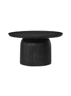 Hollo Round Coffee Table,black