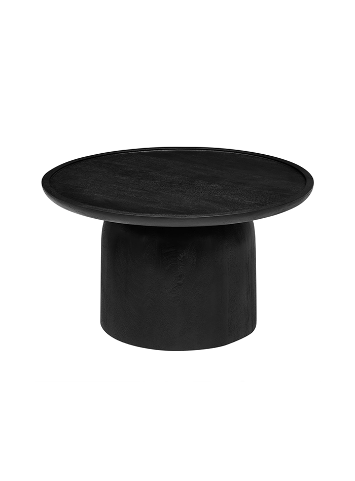 Hollo Round Coffee Table,black