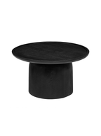 Hollo Round Coffee Table,black
