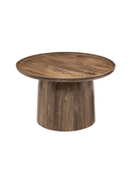 Hollo Round Coffee Table,walnut