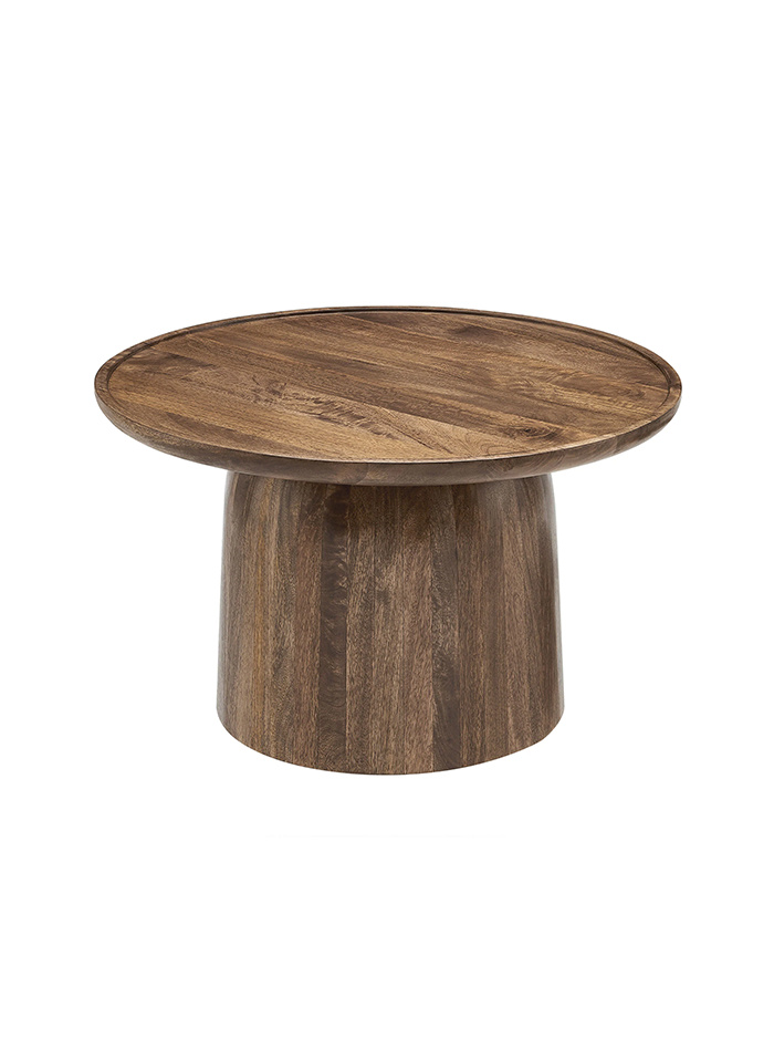 Hollo Round Coffee Table,walnut