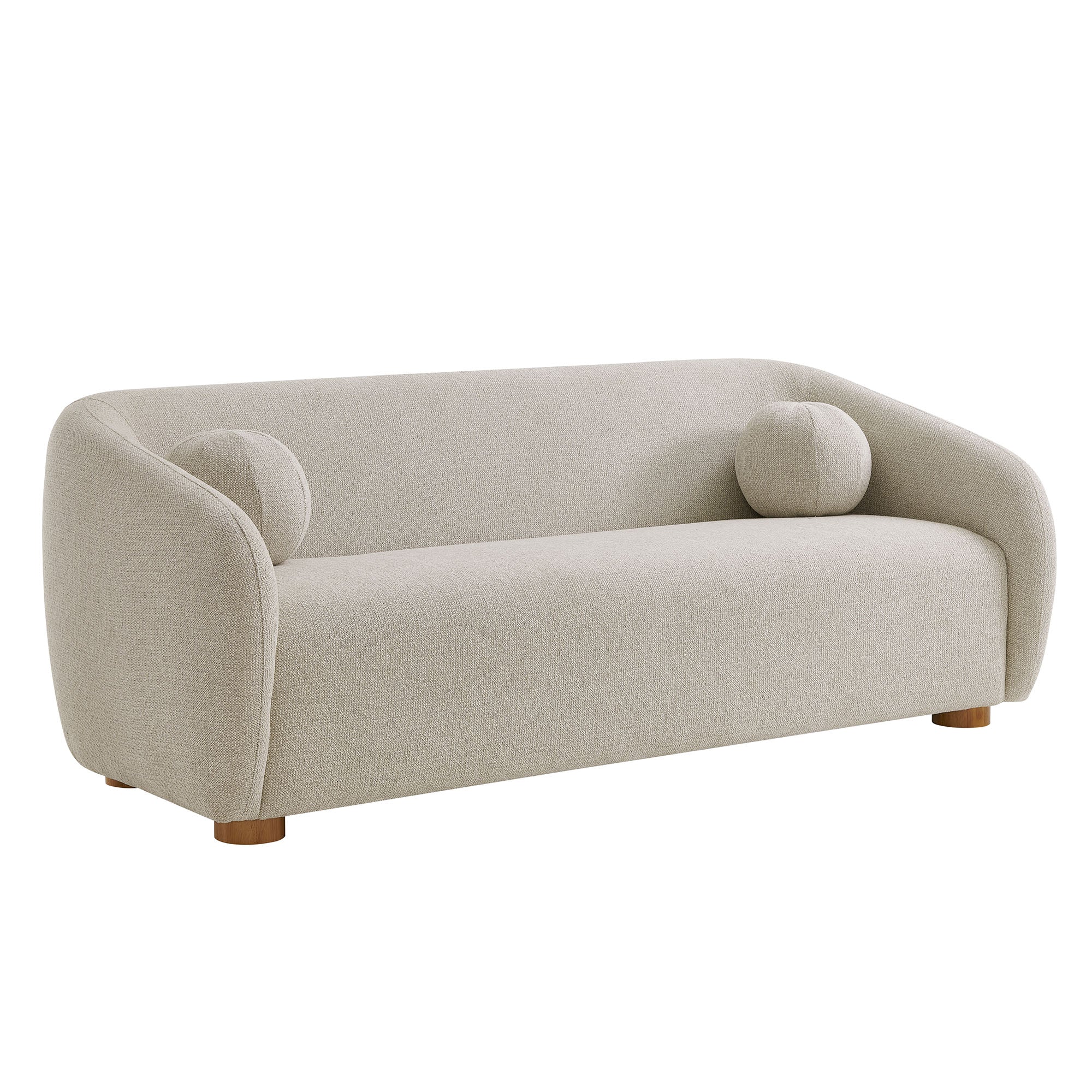 Chennie Fabric Sofa, Dove Gray