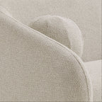 Chennie Fabric Sofa, Dove Gray