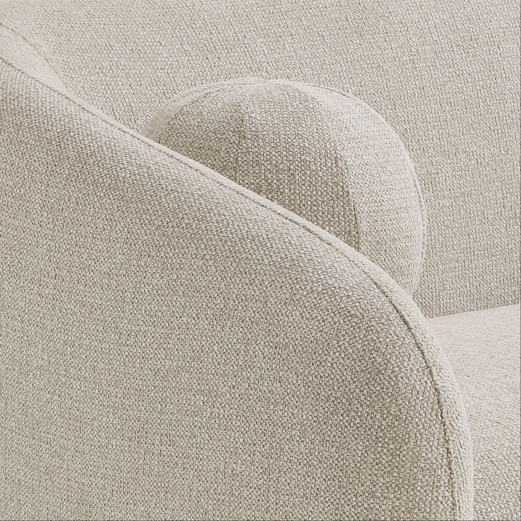 Chennie Fabric Sofa, Dove Gray