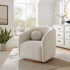 Chennie Fabric Armchair, Dove Gray
