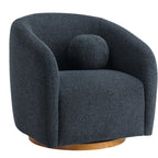 Chennie Fabric Armchair, Navy