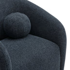 Chennie Fabric Armchair, Navy