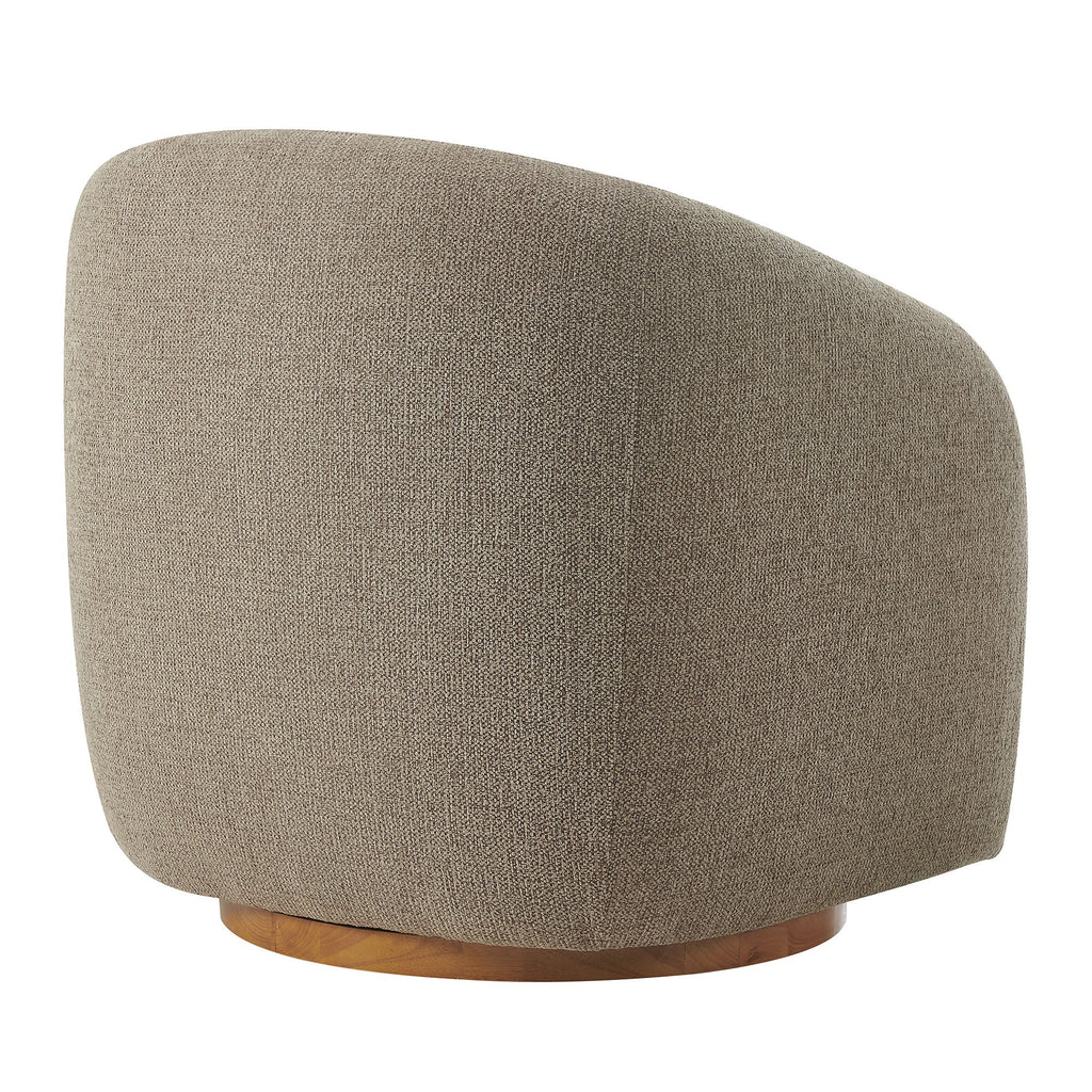 Chennie Fabric Armchair, Taupe