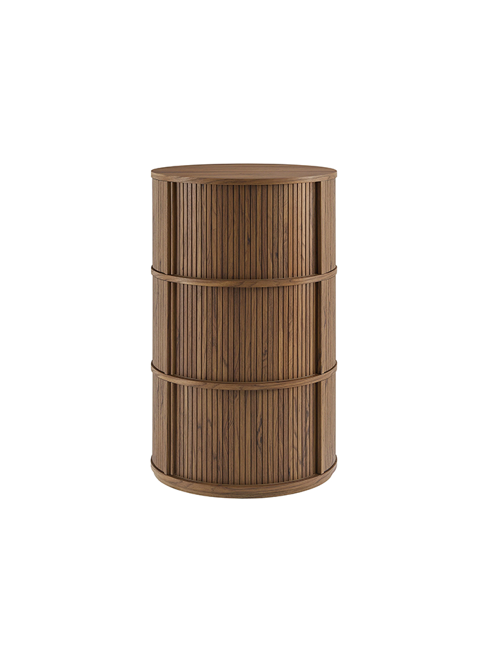 Clemente Pedestal Stand Storage Table