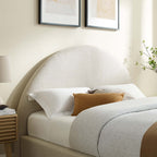 Alloy Upholstered Full Bed, Ivory