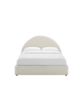 Alloy Upholstered Queen Bed, Ivory