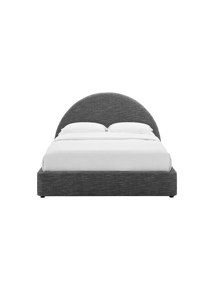 Alloy Upholstered Queen Bed, Slate