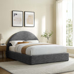 Alloy Upholstered King Bed, Slate
