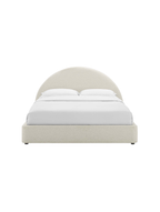 Alloy Upholstered King Bed, Ivory