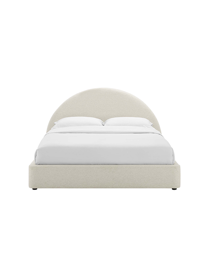 Alloy Upholstered King Bed, Ivory