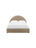 Alloy Velvet Queen Bed, Taupe