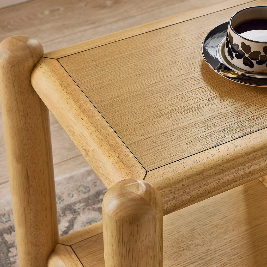 Arco Side Table in Oak
