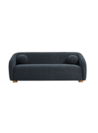 Chennie Fabric Sofa, Navy
