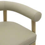 Para Vegan Leather Counter Stool, Taupe