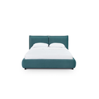 Mel Mohei Velvet Queen Bed, Teal