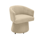 Christine Rolling Desk Chair Taupe