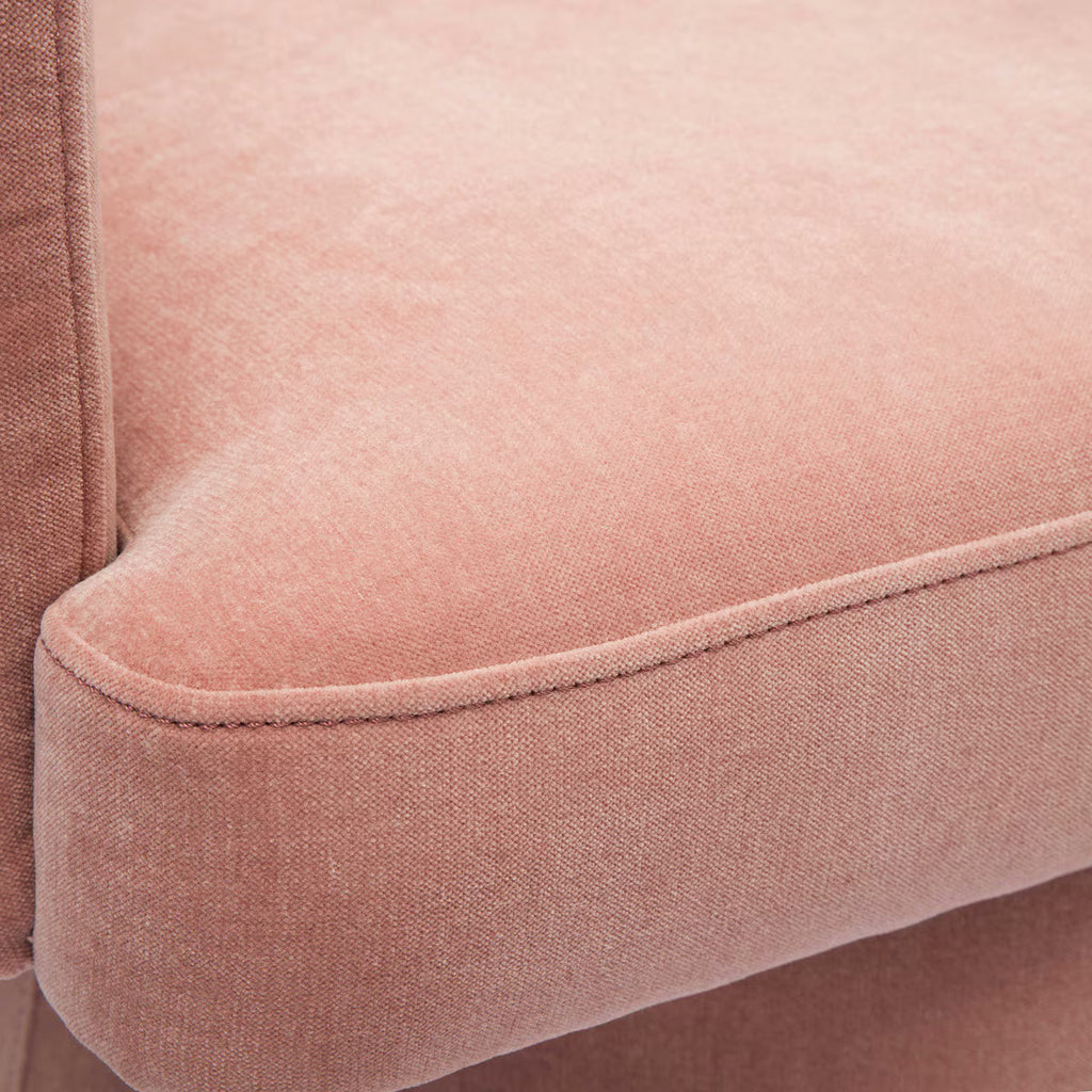 Christine Rolling Desk Chair Pink