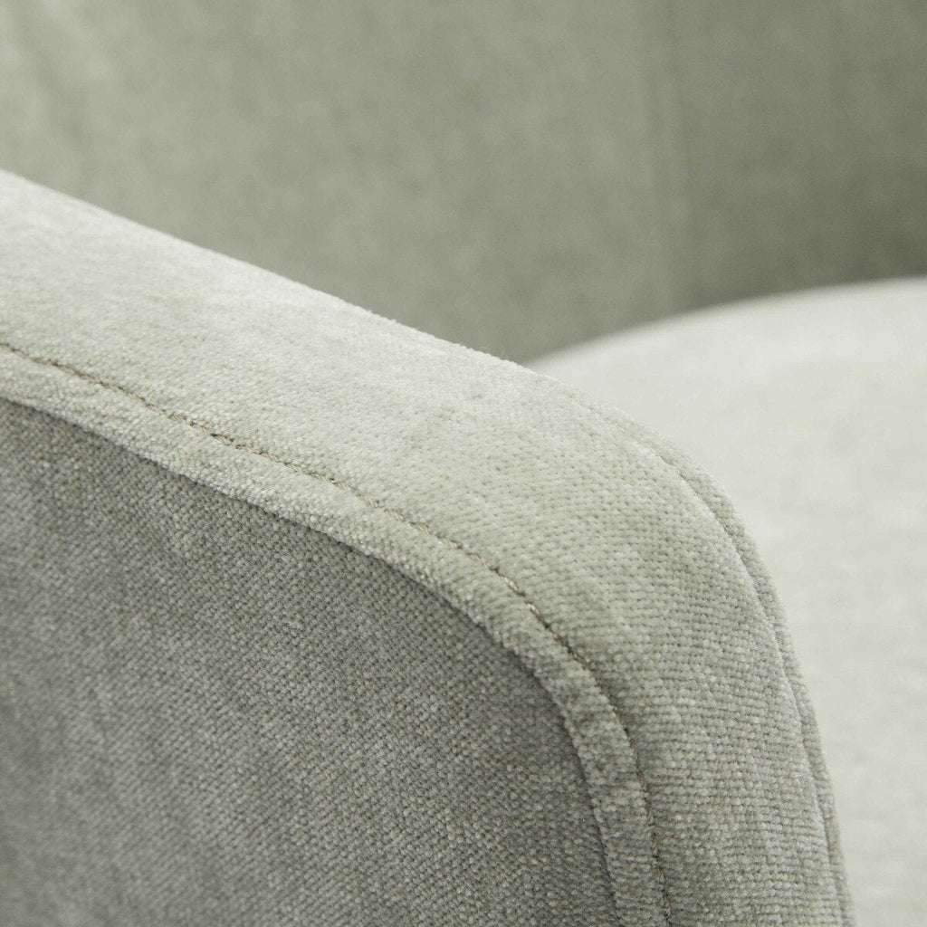 Christine Rolling Desk Chair Light Green