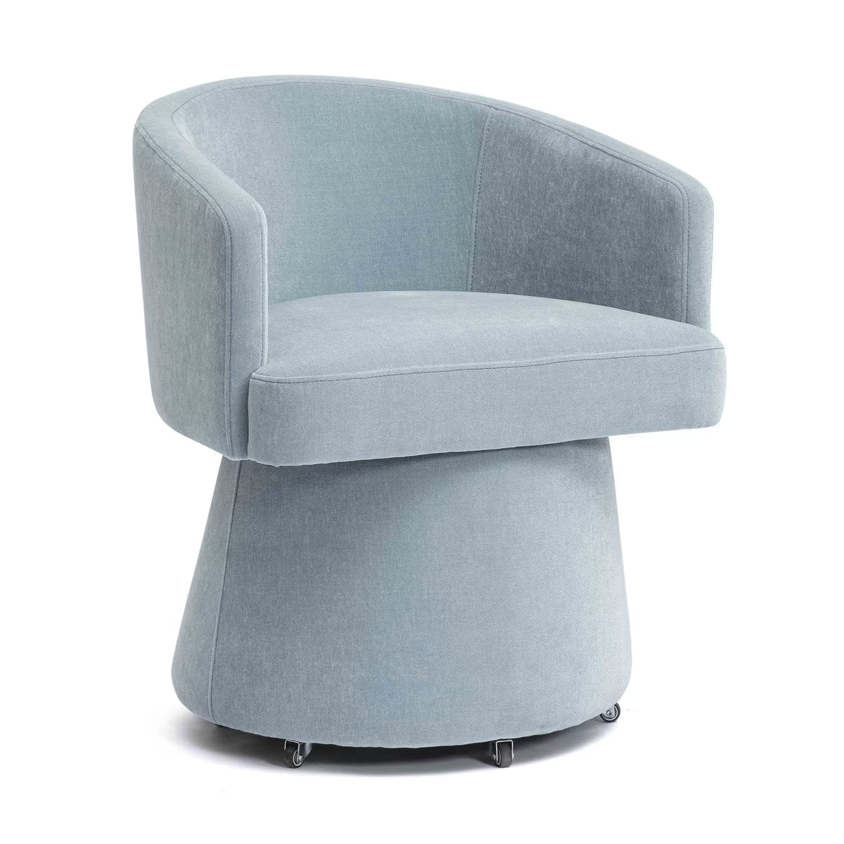 Christine Rolling Desk Chair Faded Blue