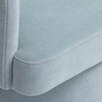 Christine Rolling Desk Chair Faded Blue