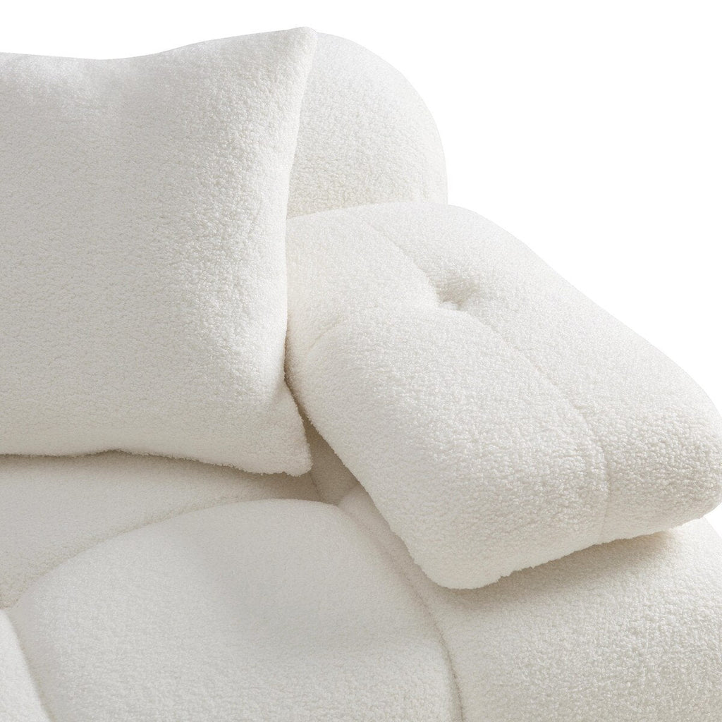 Huggy Cream Vegan Loveseat