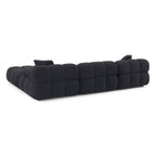 Huggy Black Vegan 4-piece Sectional
