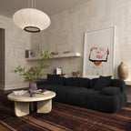 Huggy Black Vegan Loveseat