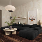 Huggy Black Vegan 6-piece U-Sectional