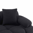 Huggy Black Vegan 6-piece U-Sectional