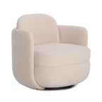 Sofie Light Blush Velvet Swivel Chair