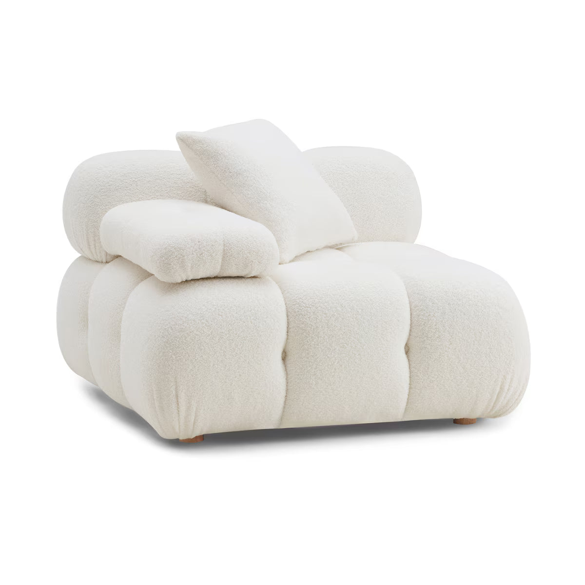 Huggy Cream Vegan Modular Corner Chair