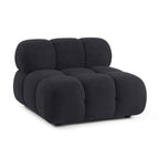 Huggy Black Vegan Modular Armless Chair